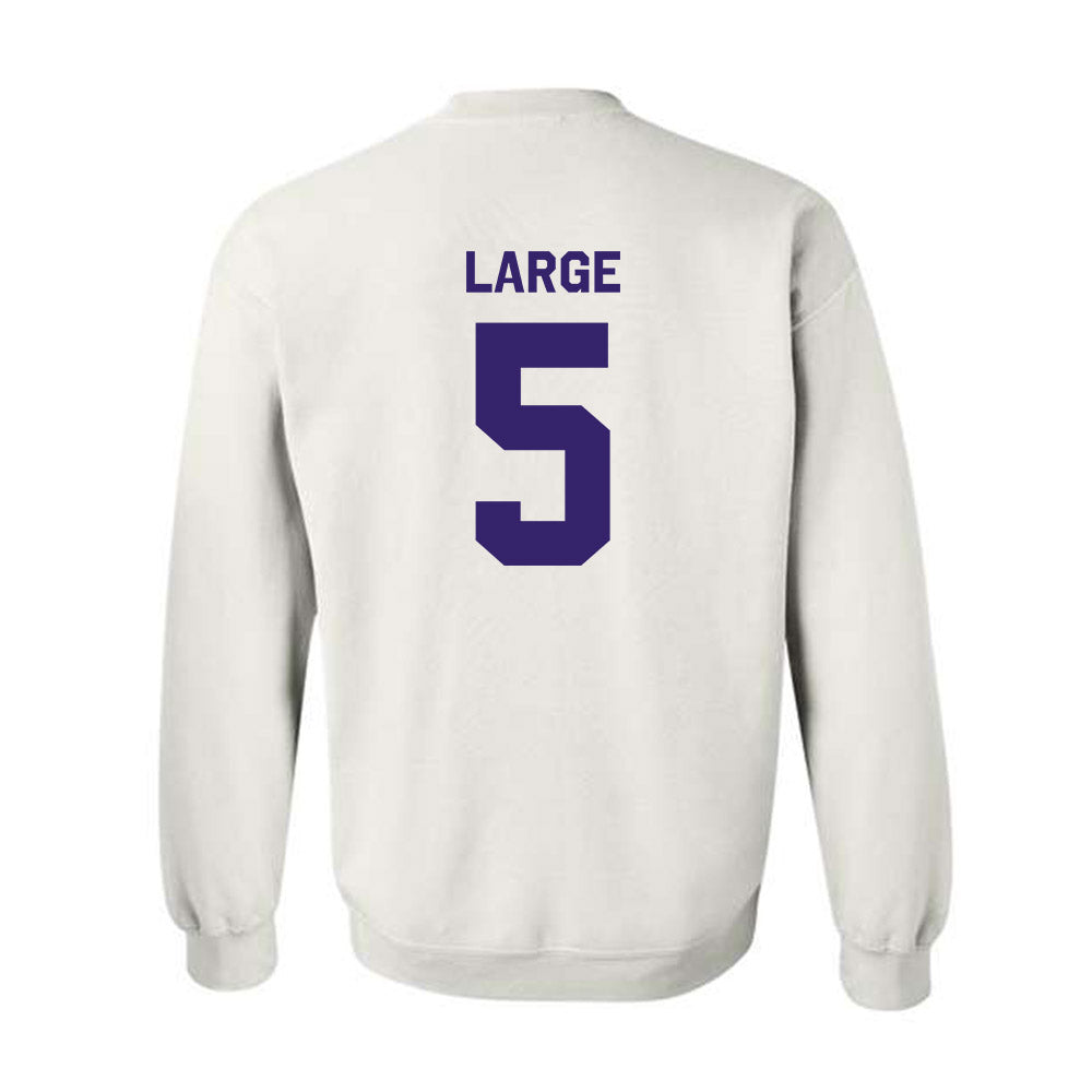JMU - NCAA Women's Volleyball : Lindsey Large - Classic Shersey Crewneck Sweatshirt-1