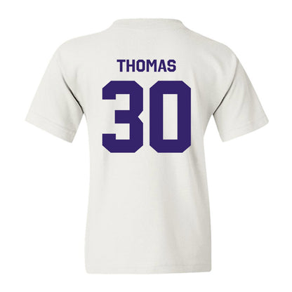 JMU - NCAA Football : Dkwan Thomas - Classic Shersey Youth T-Shirt-1