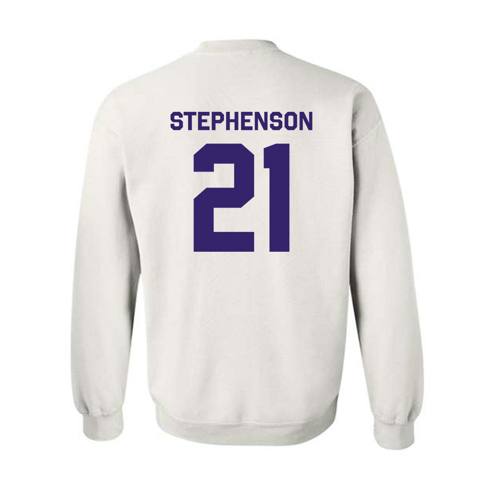 JMU - NCAA Women's Basketball : Zakiya Stephenson - Classic Shersey Crewneck Sweatshirt-1