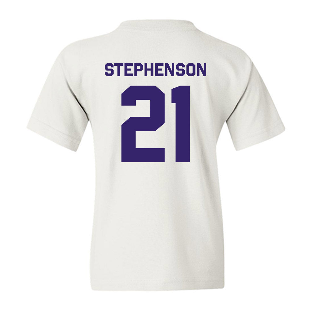 JMU - NCAA Women's Basketball : Zakiya Stephenson - Classic Shersey Youth T-Shirt-1