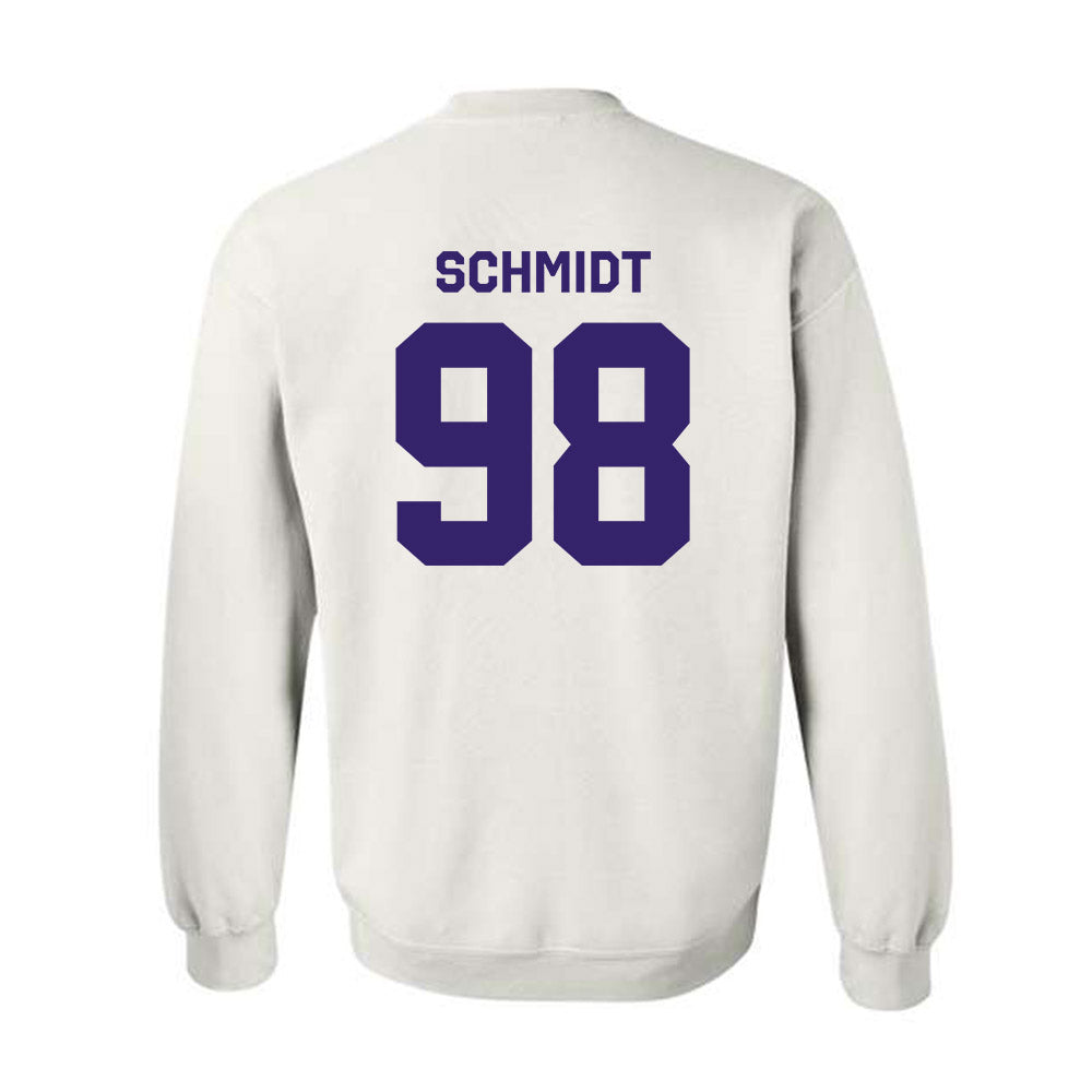 JMU - NCAA Football : Turner Schmidt - Classic Shersey Crewneck Sweatshirt-1