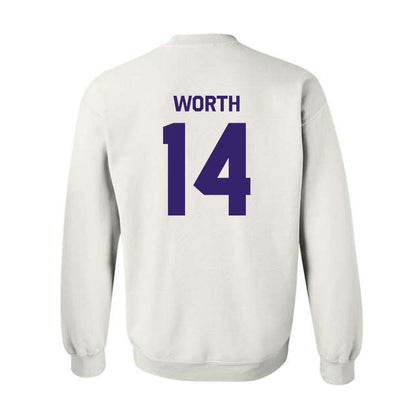 JMU - NCAA Baseball : Conner Worth - Classic Shersey Crewneck Sweatshirt-1