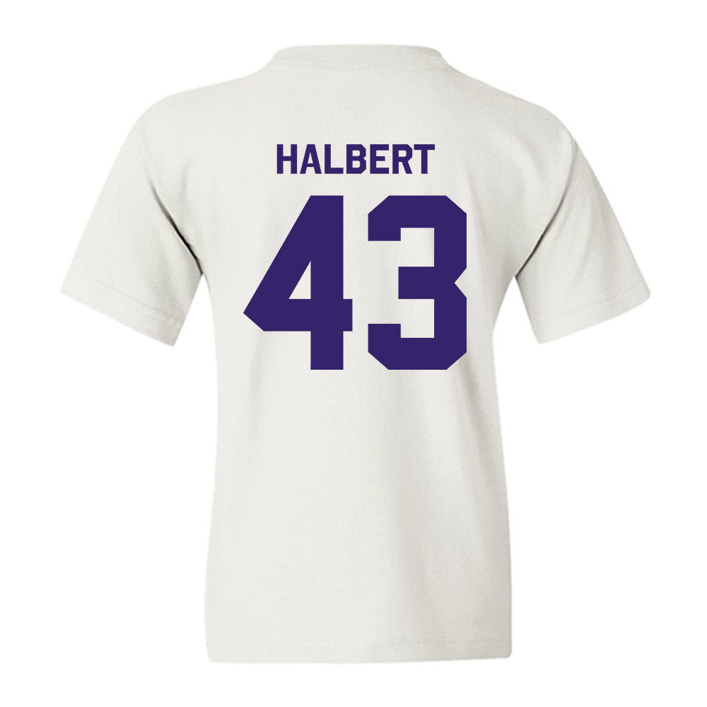 JMU - NCAA Football : Miles Halbert - Classic Shersey Youth T-Shirt-1