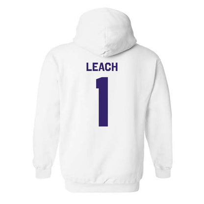 JMU - NCAA Women's Basketball : Maddie Leach - Classic Shersey Hooded Sweatshirt-1