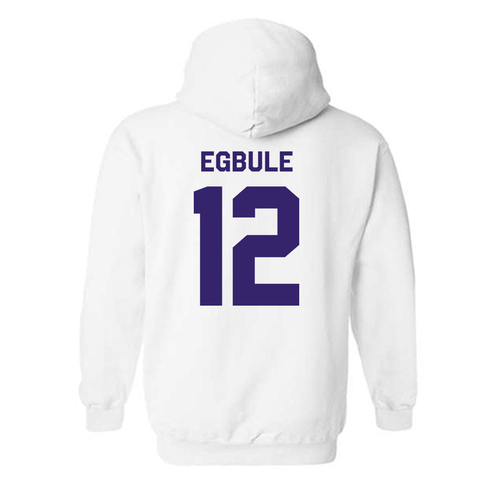 JMU - NCAA Men's Basketball : Oriekose Egbule - Classic Shersey Hooded Sweatshirt-1