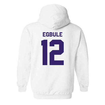 JMU - NCAA Men's Basketball : Oriekose Egbule - Classic Shersey Hooded Sweatshirt-1