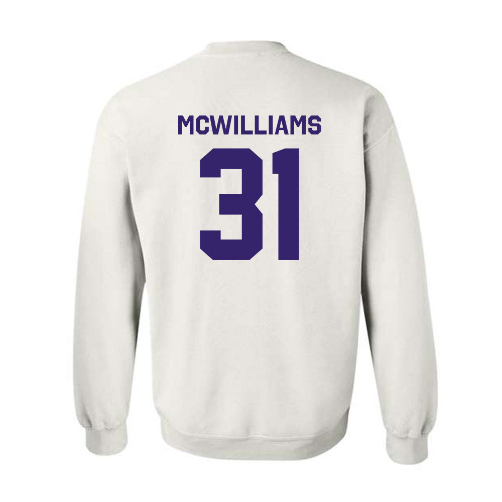JMU - NCAA Football : Roddrey McWilliams - Classic Shersey Crewneck Sweatshirt-1