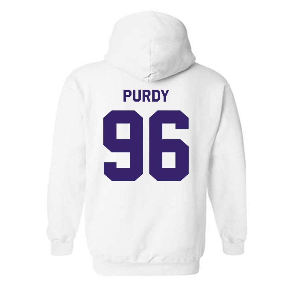 JMU - NCAA Football : Cole Purdy - Classic Shersey Hooded Sweatshirt-1
