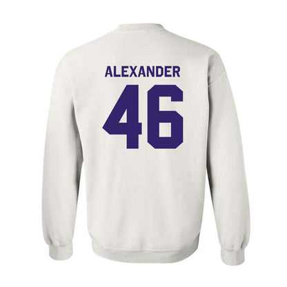 JMU - NCAA Baseball : Luke Alexander - Classic Shersey Crewneck Sweatshirt-1
