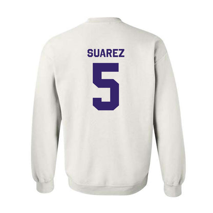 JMU - NCAA Football : Morgan Suarez - Classic Shersey Crewneck Sweatshirt-1
