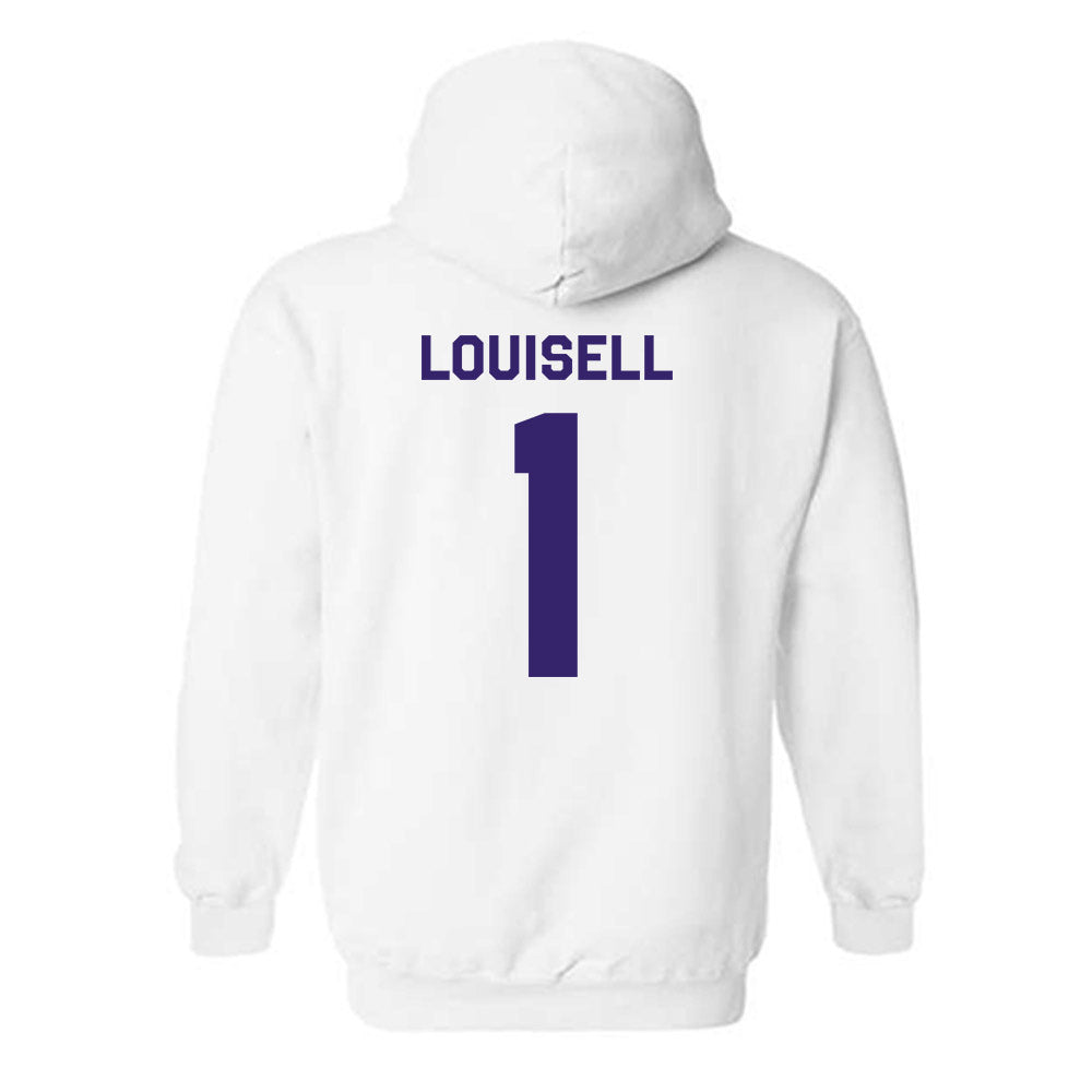 JMU - NCAA Women's Volleyball : Kennedy Louisell - Classic Shersey Hooded Sweatshirt-1