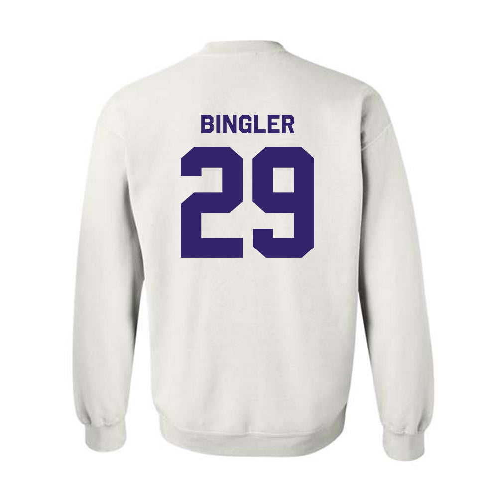 JMU - NCAA Baseball : Alex Bingler - Classic Shersey Crewneck Sweatshirt-1