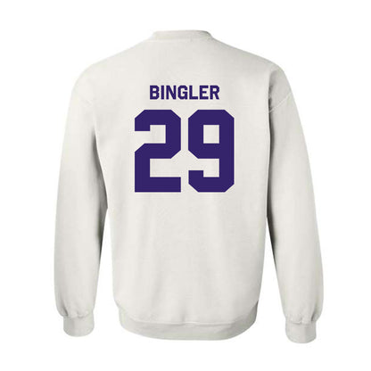 JMU - NCAA Baseball : Alex Bingler - Classic Shersey Crewneck Sweatshirt-1