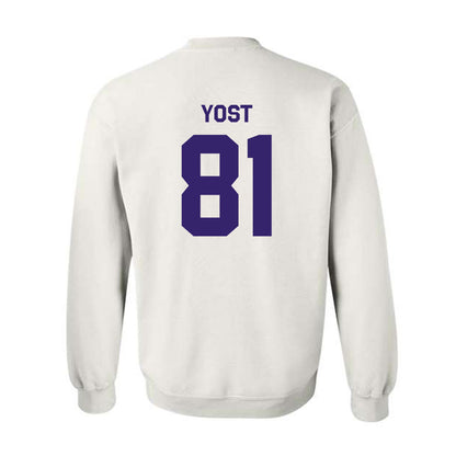 JMU - NCAA Football : Sue Yost - Classic Shersey Crewneck Sweatshirt-1