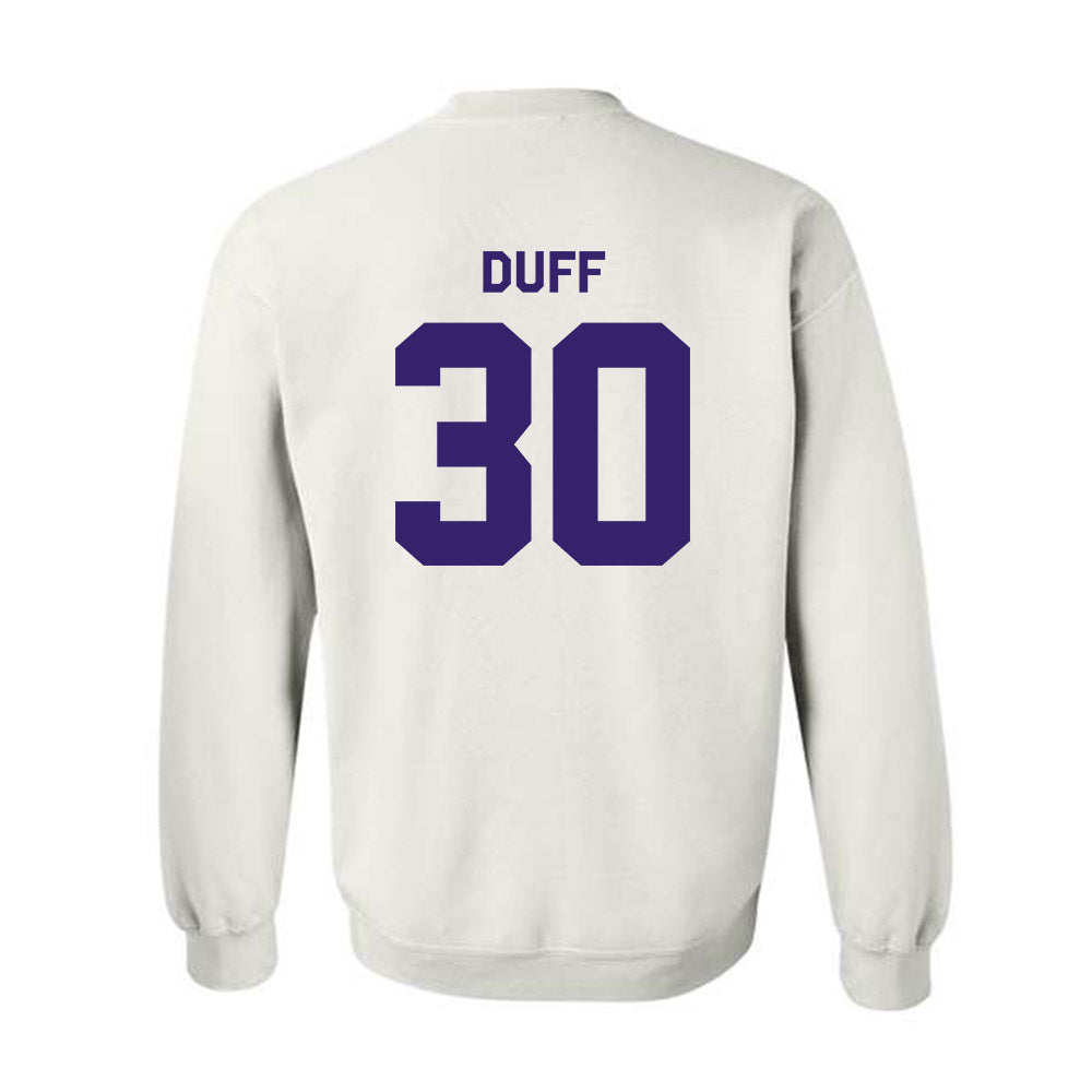JMU - NCAA Baseball : Lane Duff - Classic Shersey Crewneck Sweatshirt-1