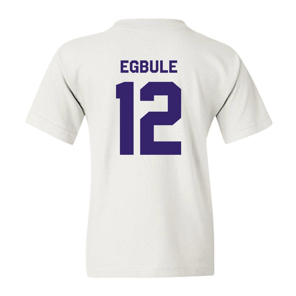 JMU - NCAA Men's Basketball : Oriekose Egbule - Classic Shersey Youth T-Shirt-1