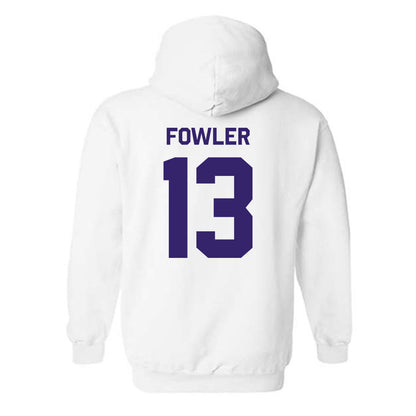 JMU - NCAA Men's Basketball : Preston Fowler - Classic Shersey Hooded Sweatshirt-1