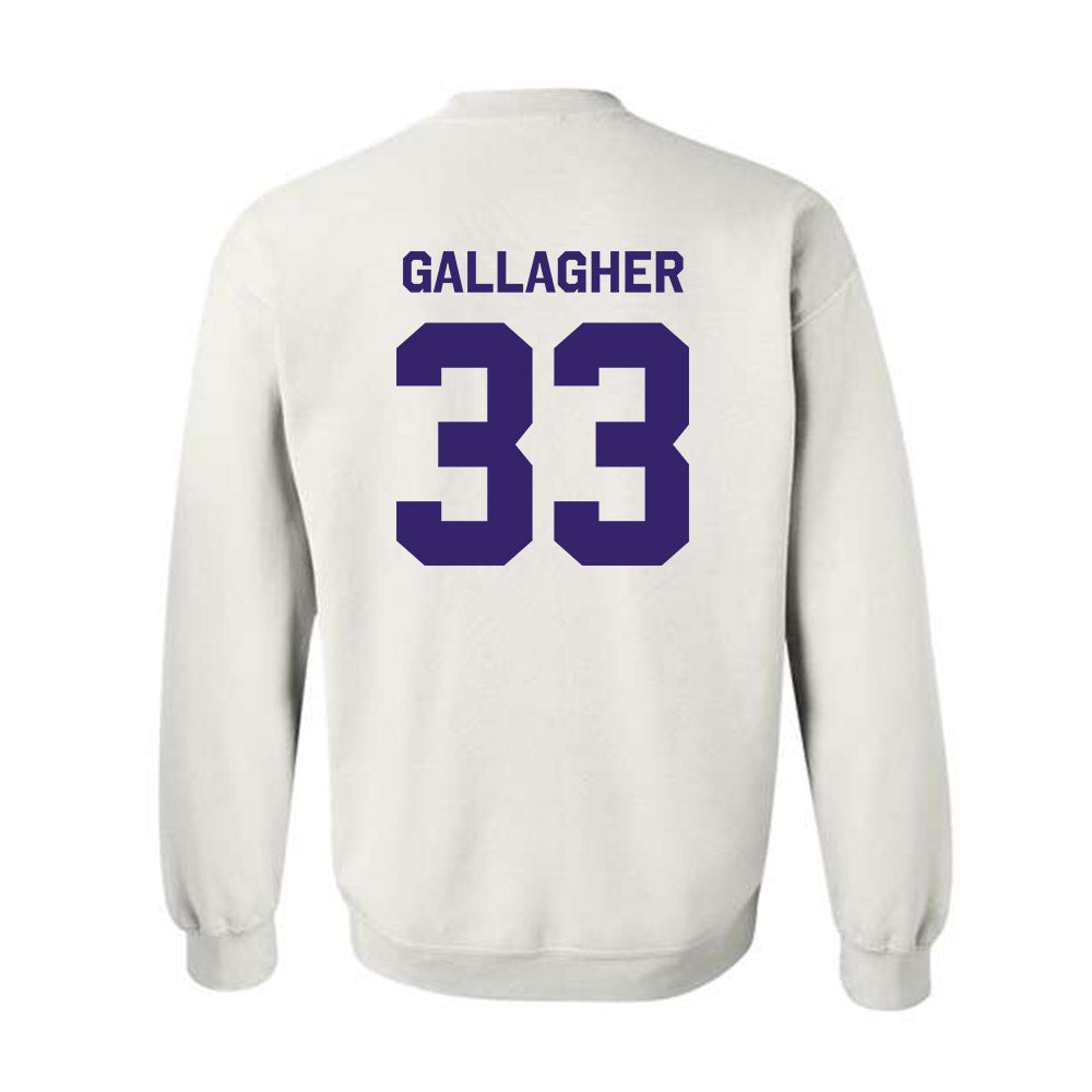 JMU - NCAA Baseball : Aiden Gallagher - Classic Shersey Crewneck Sweatshirt-1