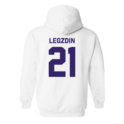 JMU - NCAA Softball : Cali Legzdin - Classic Shersey Hooded Sweatshirt-1