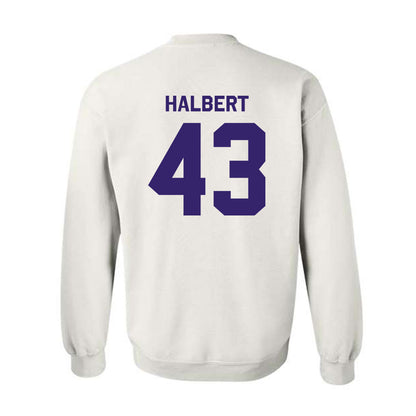 JMU - NCAA Football : Miles Halbert - Classic Shersey Crewneck Sweatshirt-1
