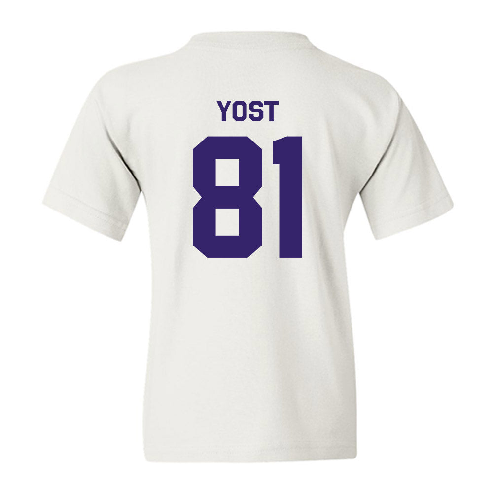 JMU - NCAA Football : Sue Yost - Classic Shersey Youth T-Shirt-1