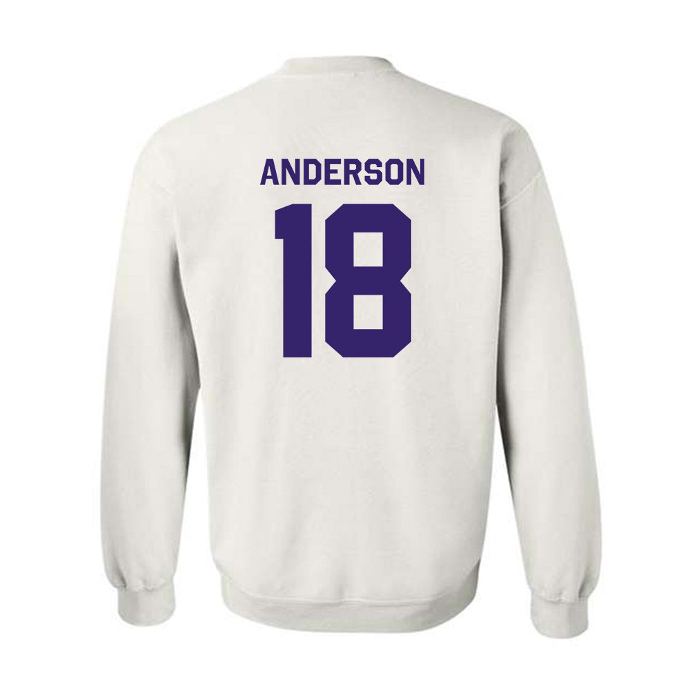 JMU - NCAA Baseball : Jack Anderson - Classic Shersey Crewneck Sweatshirt-1