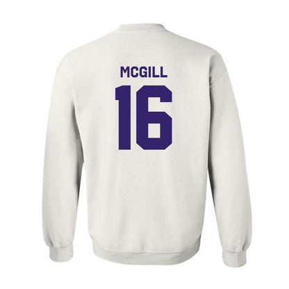 JMU - NCAA Football : TJ McGill - Classic Shersey Crewneck Sweatshirt-1