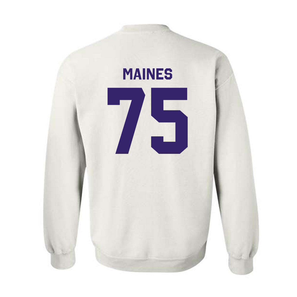 JMU - NCAA Football : Wyatt Maines - Classic Shersey Crewneck Sweatshirt-1