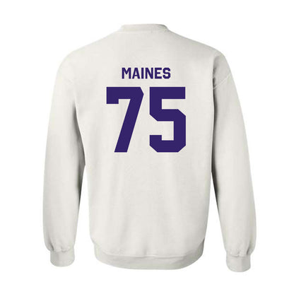 JMU - NCAA Football : Wyatt Maines - Classic Shersey Crewneck Sweatshirt-1