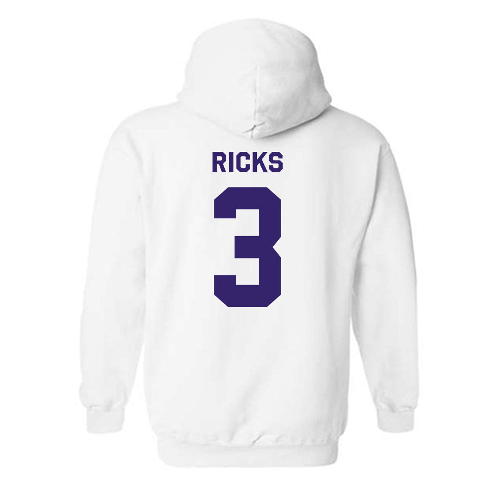 JMU - NCAA Men's Basketball : Eddie Ricks - Classic Shersey Hooded Sweatshirt-1