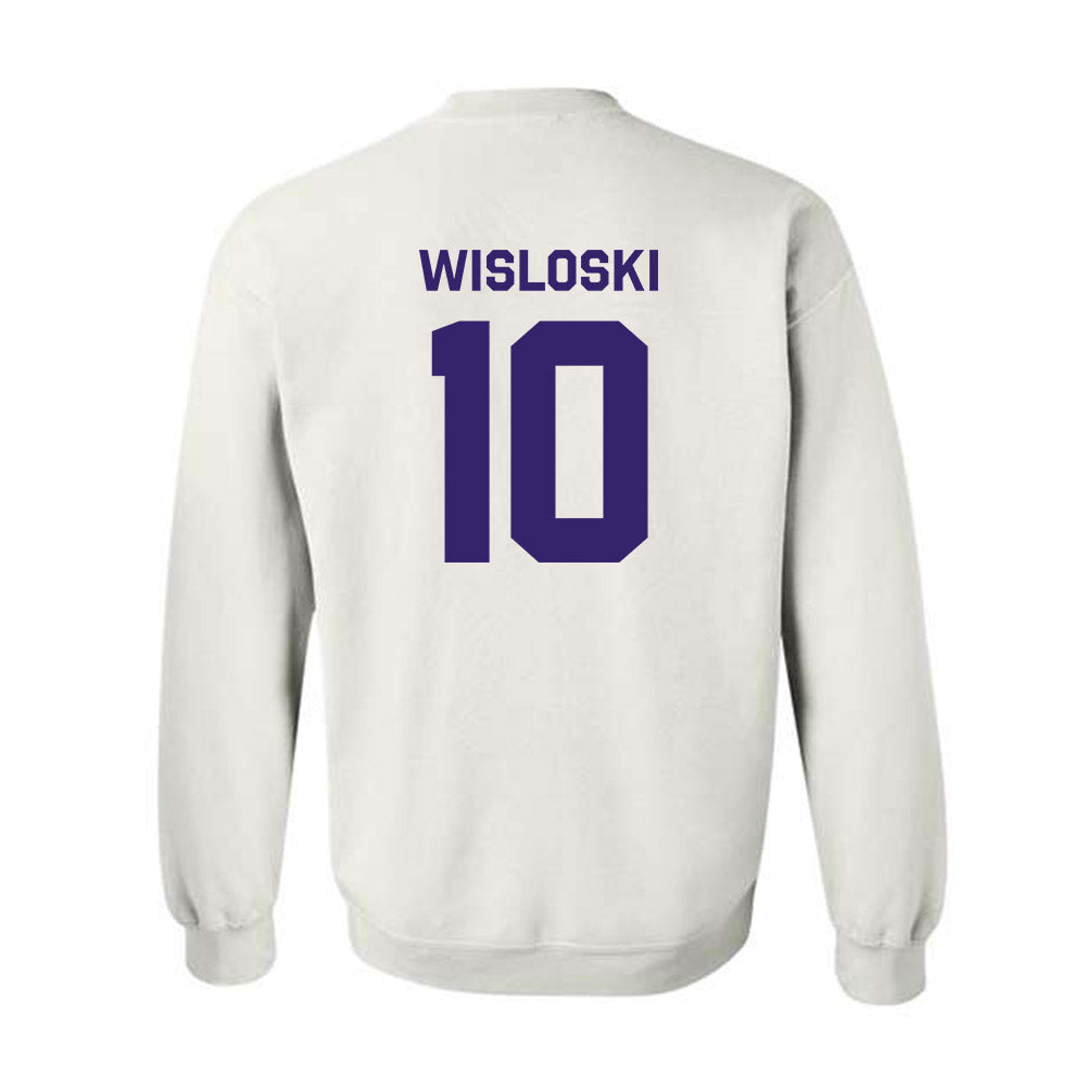 JMU - NCAA Football : Braeden Wisloski - Classic Shersey Crewneck Sweatshirt-1