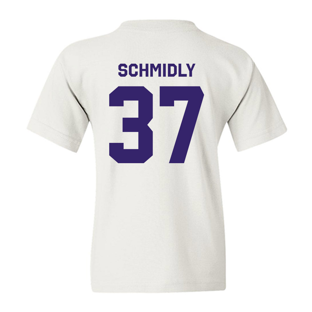 JMU - NCAA Baseball : Ike Schmidly - Classic Shersey Youth T-Shirt-1