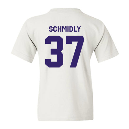 JMU - NCAA Baseball : Ike Schmidly - Classic Shersey Youth T-Shirt-1