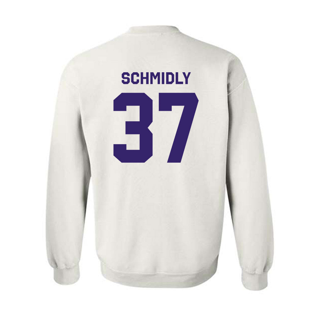 JMU - NCAA Baseball : Ike Schmidly - Classic Shersey Crewneck Sweatshirt-1