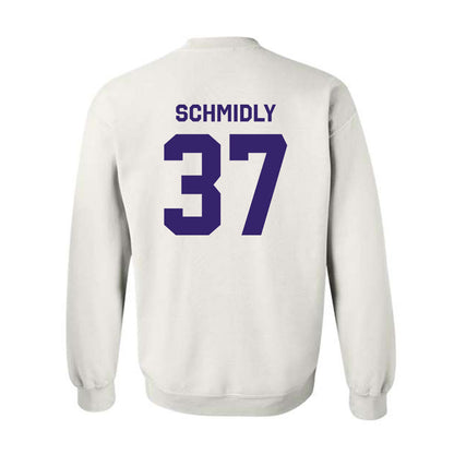 JMU - NCAA Baseball : Ike Schmidly - Classic Shersey Crewneck Sweatshirt-1