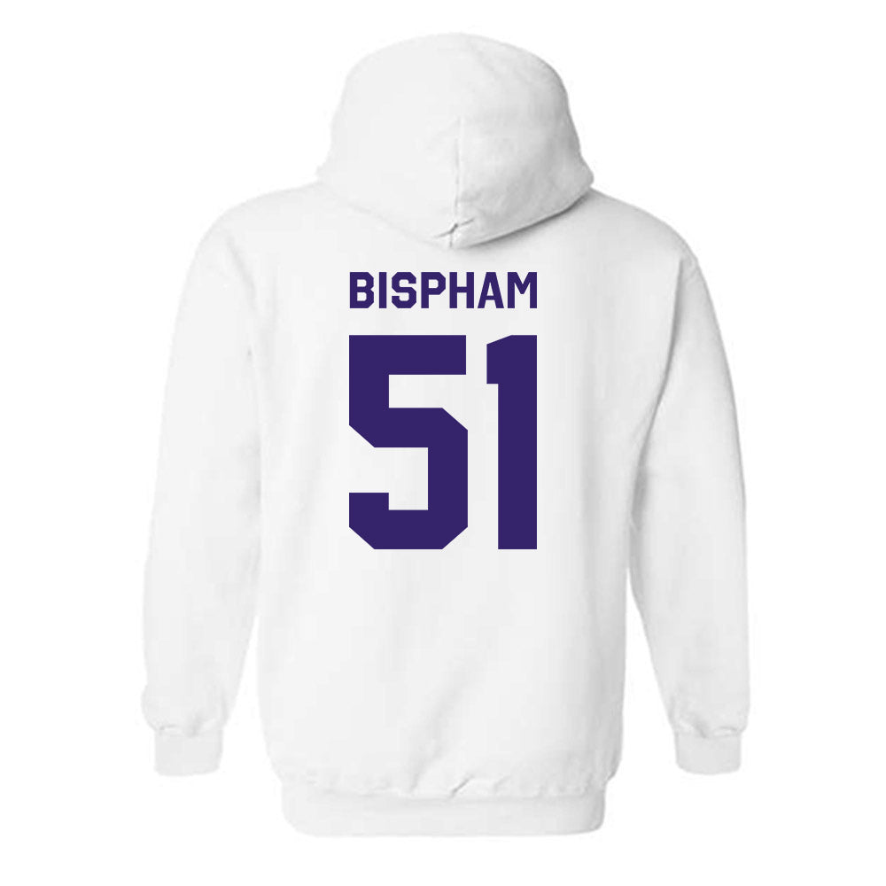 JMU - NCAA Football : Christopher Bispham - Classic Shersey Hooded Sweatshirt-1
