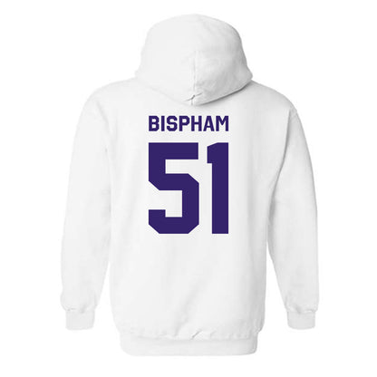 JMU - NCAA Football : Christopher Bispham - Classic Shersey Hooded Sweatshirt-1