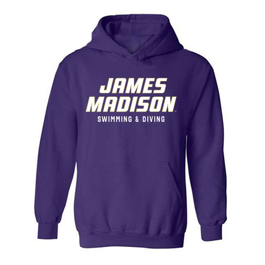 JMU - NCAA Women's Swimming & Diving : Valerie Hardin - Classic Shersey Hooded Sweatshirt-0