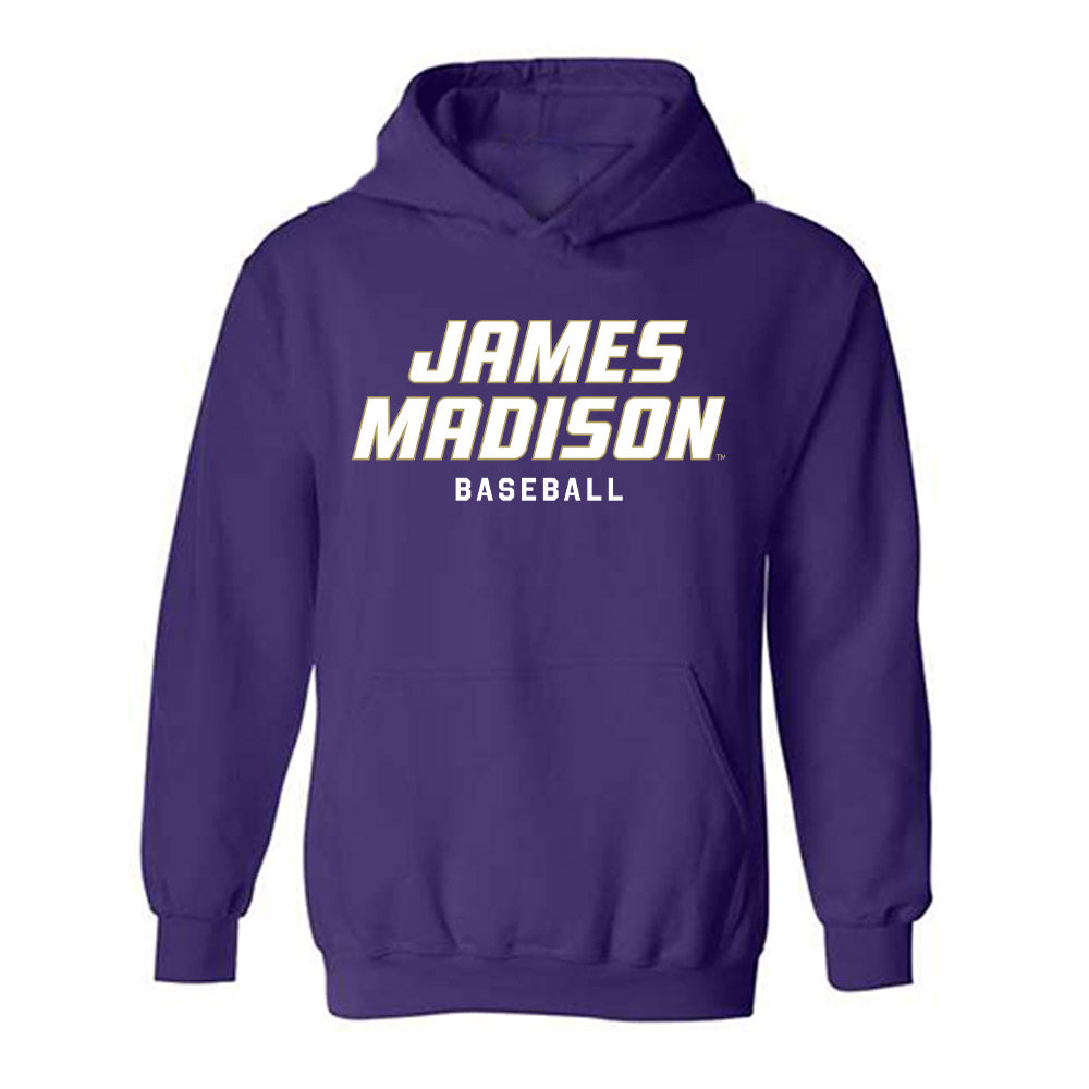 JMU - NCAA Baseball : Jack Cannizzaro - Classic Shersey Hooded Sweatshirt-0