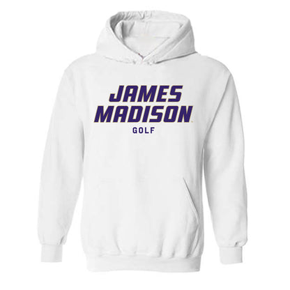 JMU - NCAA Men's Golf : Owen Kose - Classic Shersey Hooded Sweatshirt-0