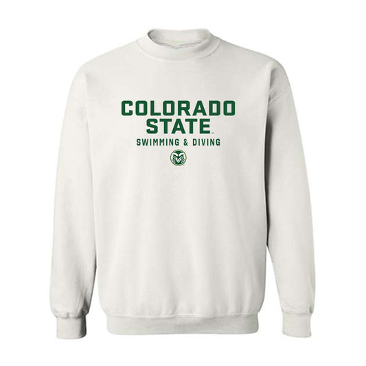 Colorado State - NCAA Women's Swimming & Diving : Gabby Hall - Classic Shersey Crewneck Sweatshirt-0