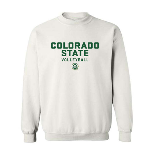 Colorado State - NCAA Women's Volleyball : Ella Stowell - Classic Shersey Crewneck Sweatshirt-0