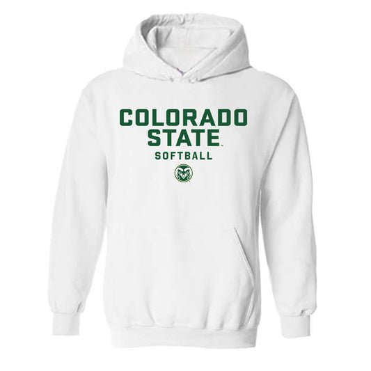 Colorado State - NCAA Softball : Nadia DeZeeuw - Classic Shersey Hooded Sweatshirt-0