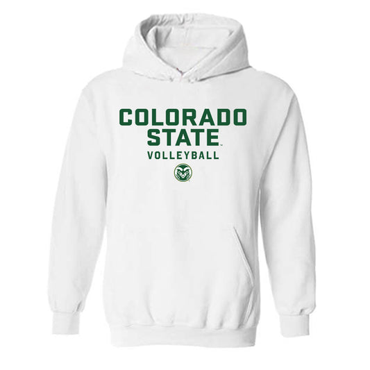 Colorado State - NCAA Women's Volleyball : Abby Little - Classic Shersey Hooded Sweatshirt-0