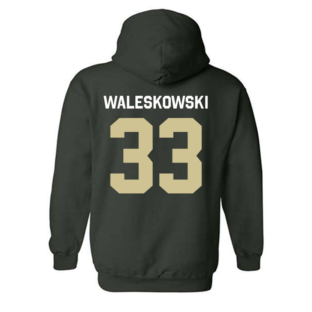 USF - NCAA Men's Basketball : Donovan Waleskowski - Classic Shersey Hooded Sweatshirt-3