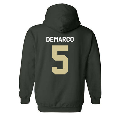USF - NCAA Women's Lacrosse : Taylor DeMarco - Classic Shersey Hooded Sweatshirt-1