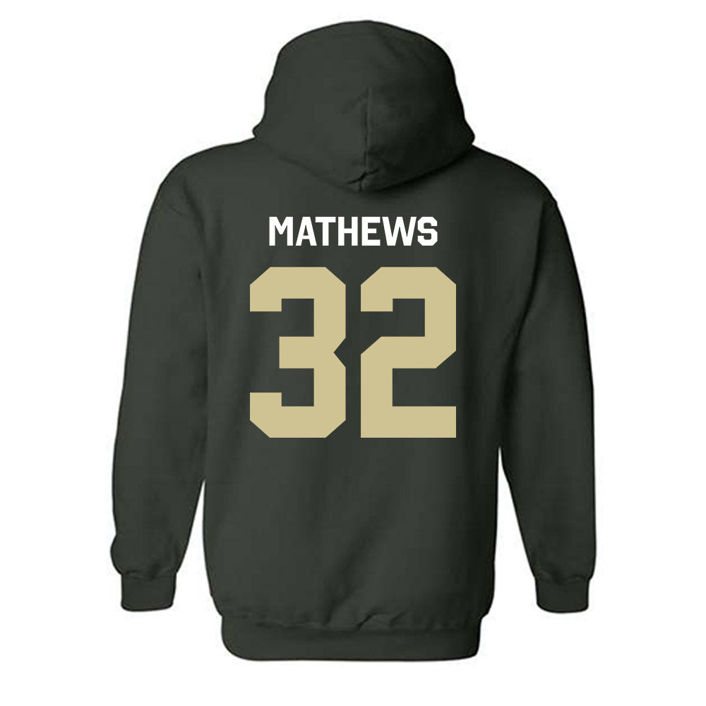 USF - NCAA Football : Connor Mathews - Classic Shersey Hooded Sweatshirt-1