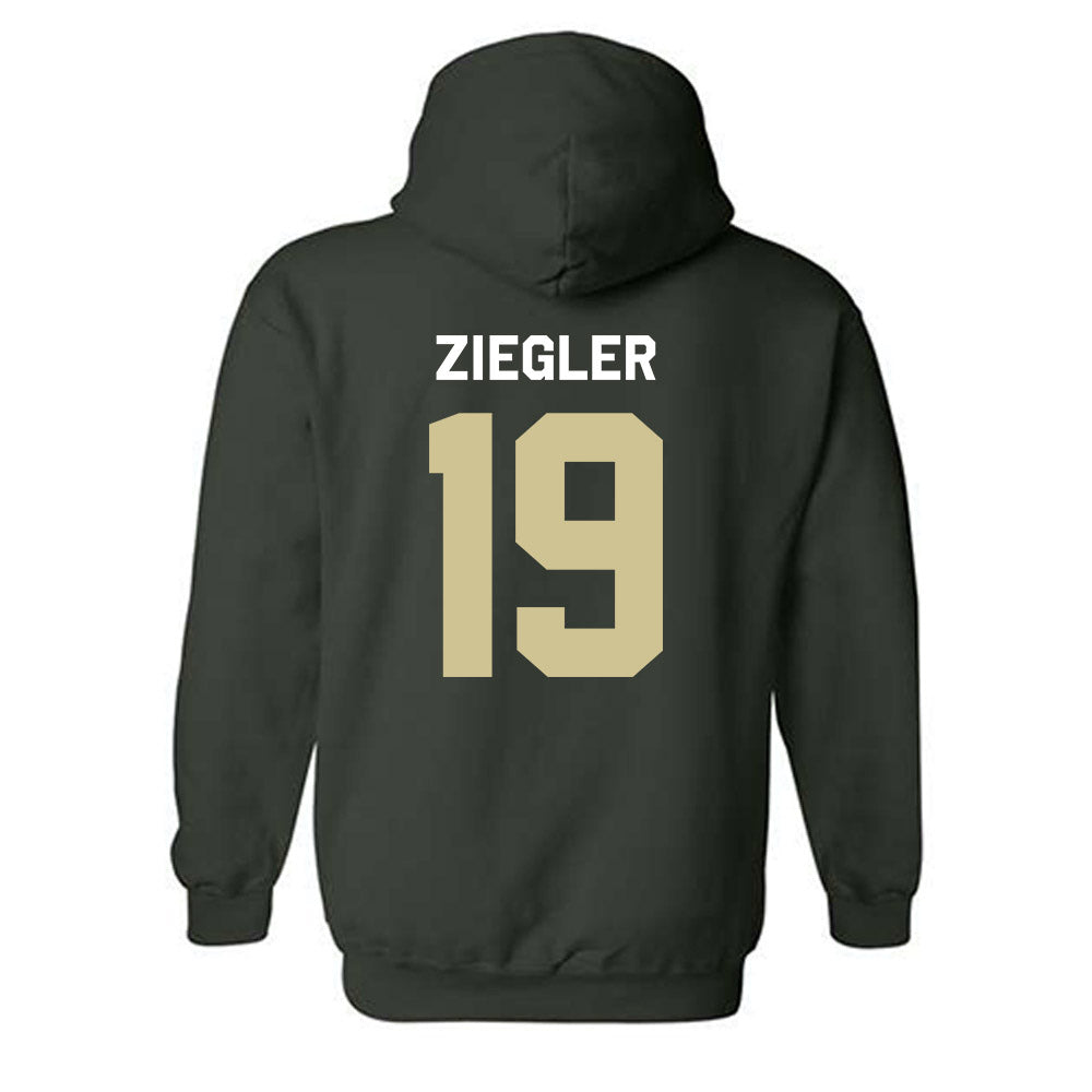 USF - NCAA Women's Lacrosse : Kennedy Ziegler - Classic Shersey Hooded Sweatshirt-1