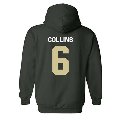 USF - NCAA Men's Basketball : Daimion Collins - Classic Shersey Hooded Sweatshirt-1