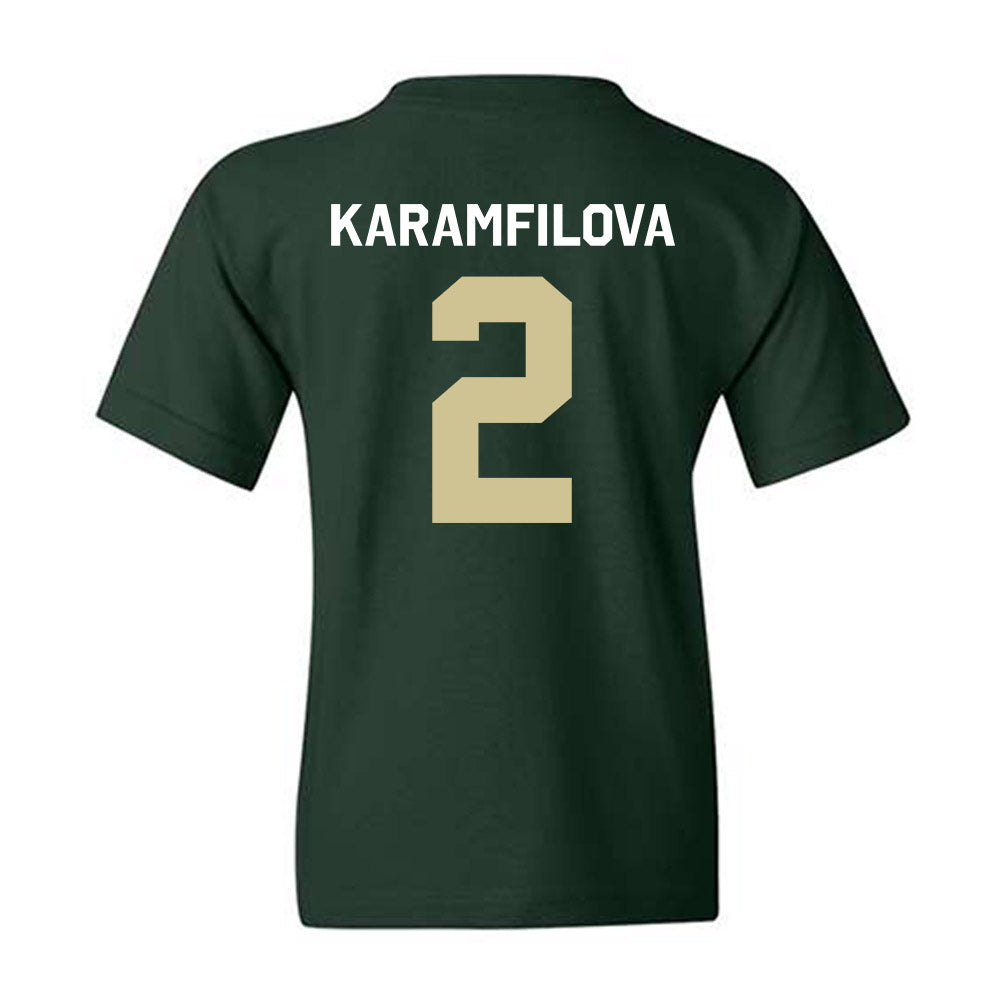 USF - NCAA Women's Basketball : Yana Karamfilova - Classic Shersey Youth T-Shirt-1